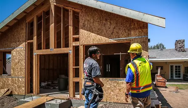 BFS Workers at Jobsite Having a Discussion