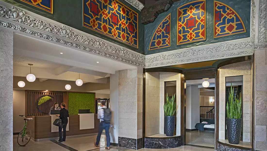 Repair vs Remodel Historic Renovation Element Hotel Lobby Image